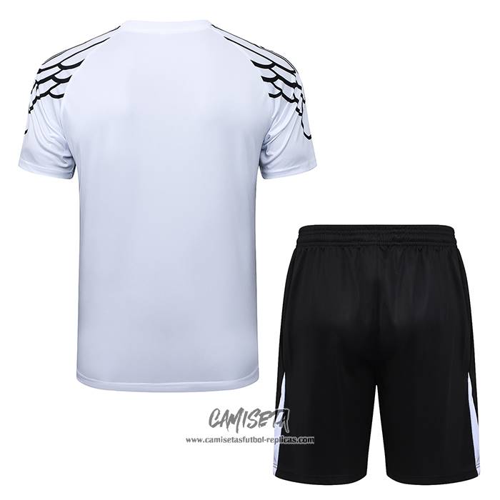 Chandal del Paris Saint-Germain Jordan 2025-2026 Manga Corta Blanco - Pantalon Corto